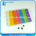 28 colorful 7 Day plastic pill case